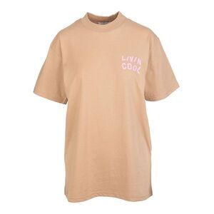 LIVIN COOL Graphic T-Shirt Women BROWN T-Shirts & Tops